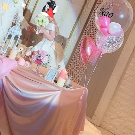 【WE-3】ウエディング バルーンセット  式場装飾に！華やかになります！