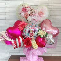 【BI-4】お誕生日お花バルーンLサイズ
