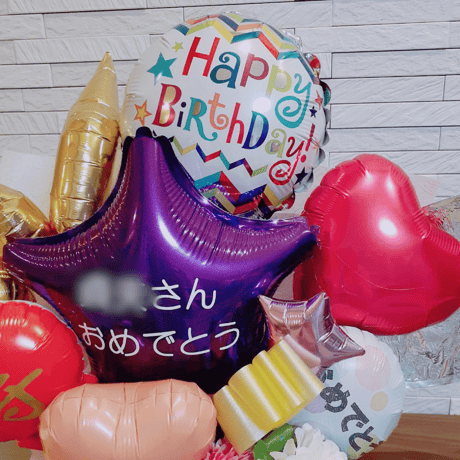 【AN-15】【送料無料】鶴のバルーンがインパクトあり！米寿・古希などのお祝い、お誕生日に！