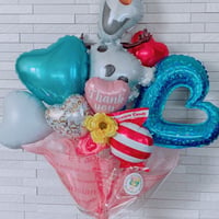 【HN-31】大人気！オラフキャラクター入り花束バルーン　多目的で。