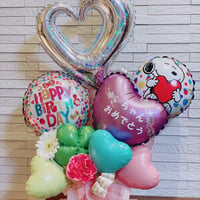 【BI-5】【送料無料】スヌーピー  お誕生日バルーン Mサイズ