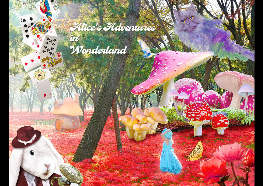 不思議の国のアリス」A4/ A3/ A2アートポスター | 絵画インテリアSHOP
