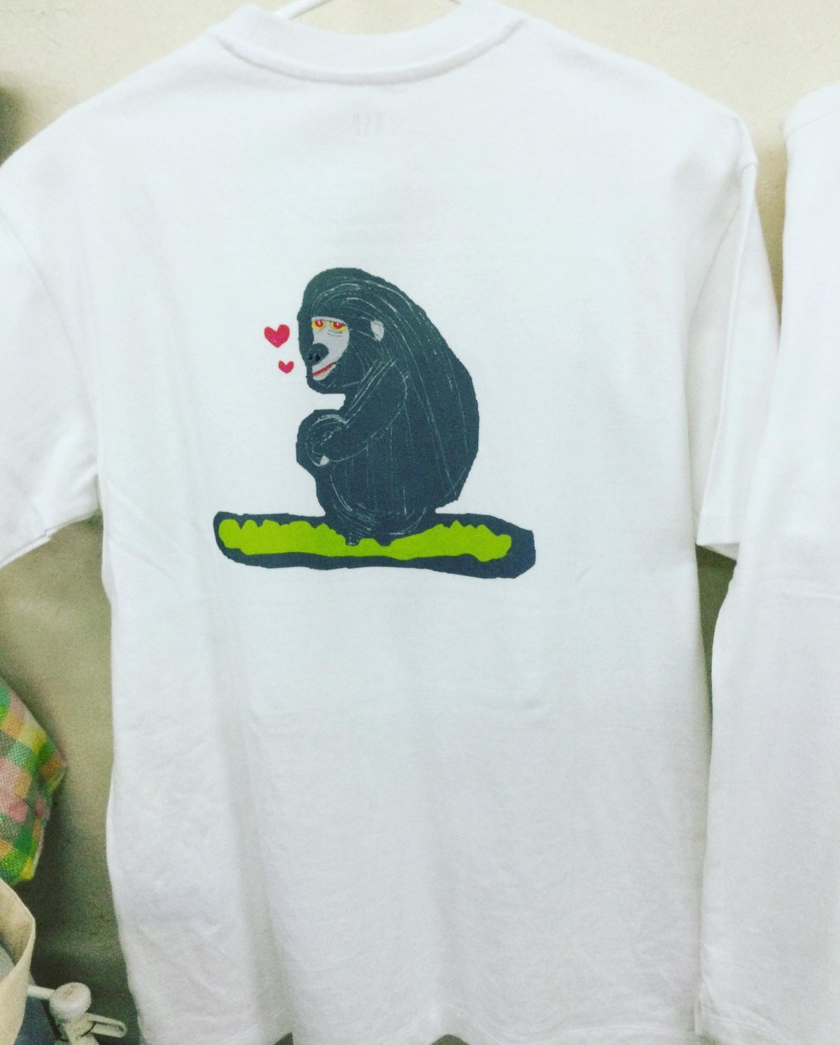 vaquera バケラ ブラプリント ホワイト Tシャツ S