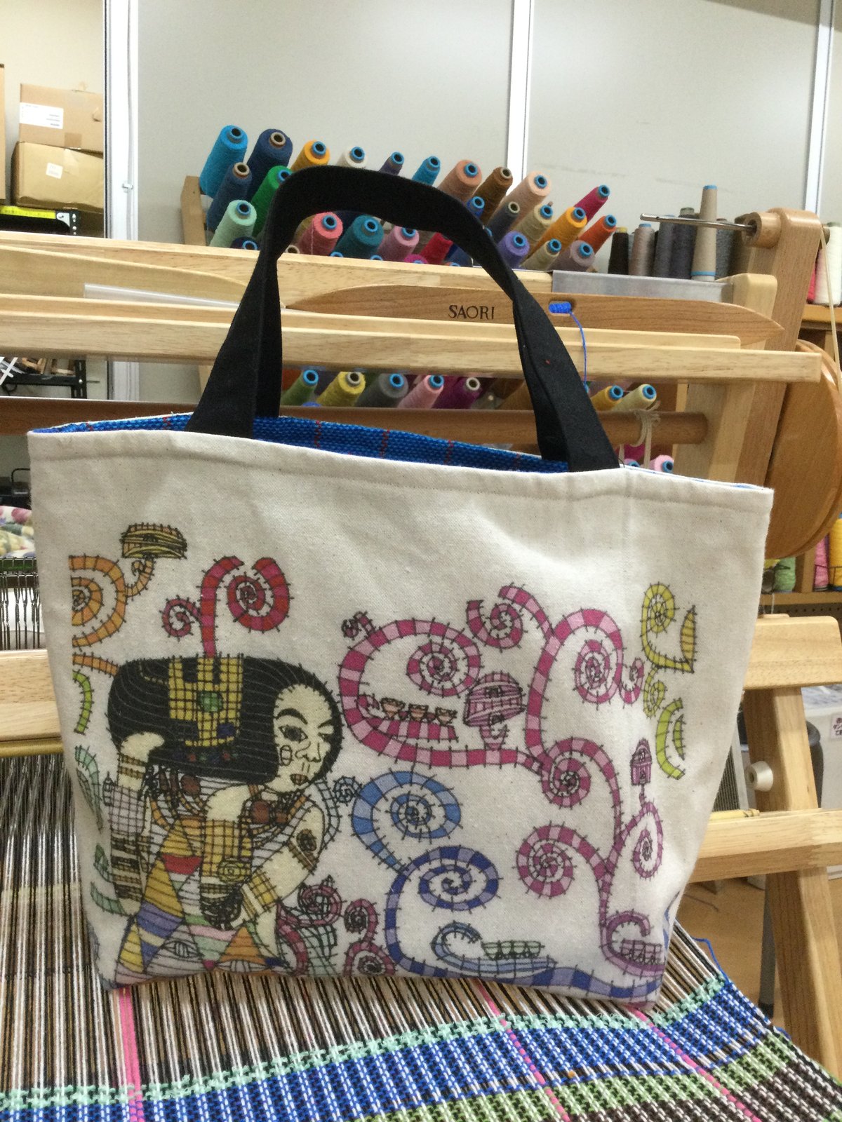 クリムト トートバッグ Loqi クリムト：トートバッグ The Kiss(クリムト：The Kiss)：ファッション