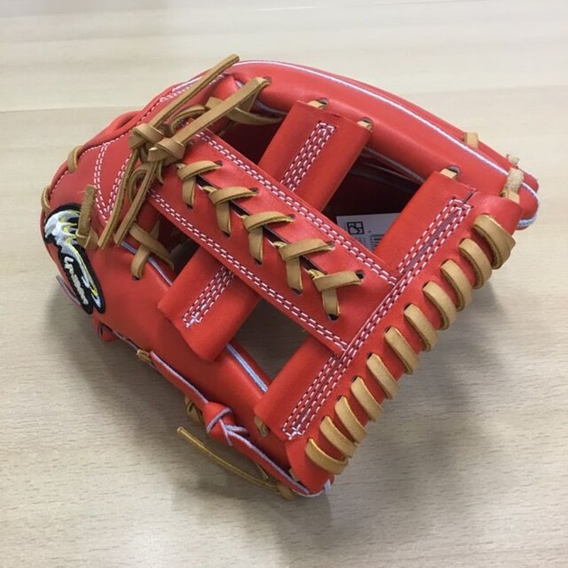 (即戦力)アイピーセレクト 硬式　オレンジ　内野用　Ip.053-Lc 野球 アイピーセレクト 硬式グローブ グラブ 硬式用 内野 内野手