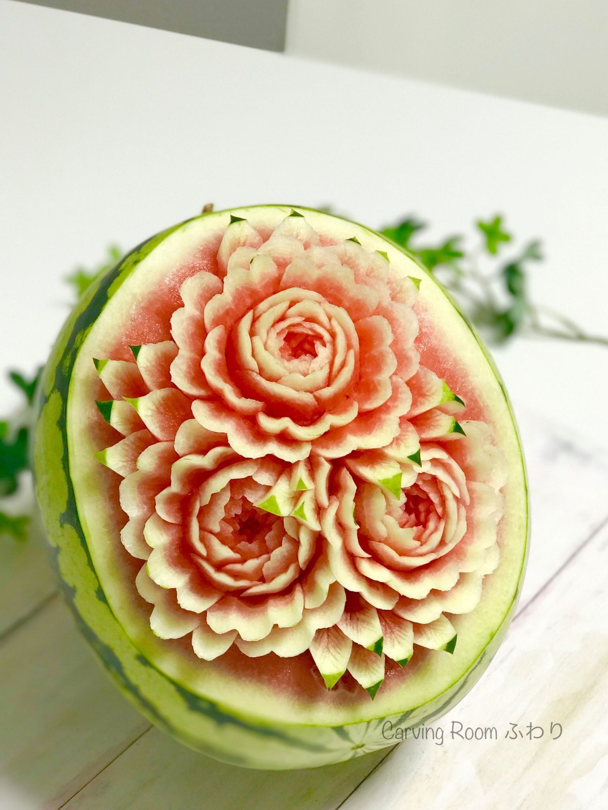 オーダー フルーツカービング】 ① | カービングルームふわり