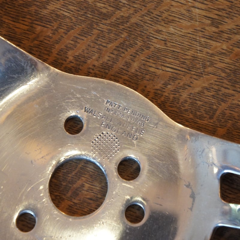 レザーステアリング ハンドル イギリス ビンテージ | Antiques