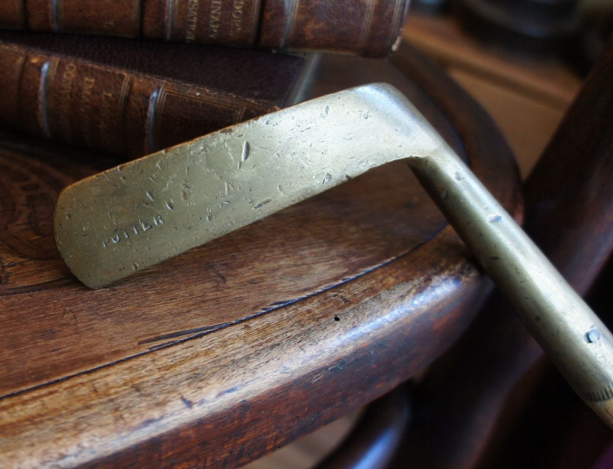 ゴルフクラブ パター 真鍮 イギリス アンティーク | Antiques