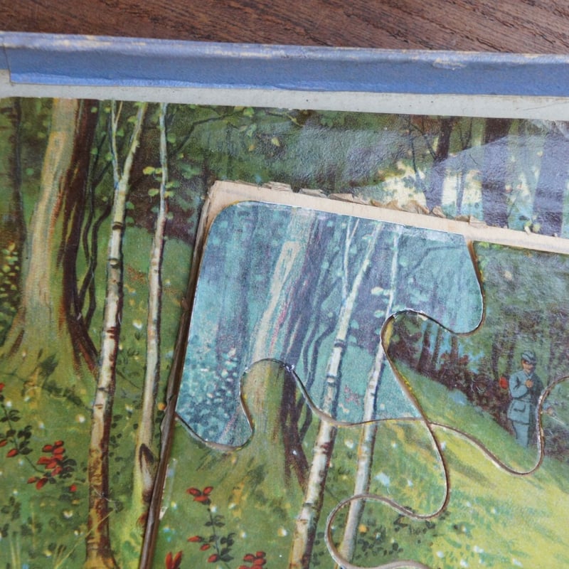 赤ずきんちゃんのパズル イギリス アンティーク | Antiquesティンズ