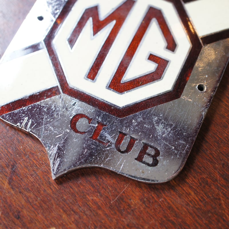 G7416 カーバッジ MG イギリス ビンテージ | Antiquesティンズ