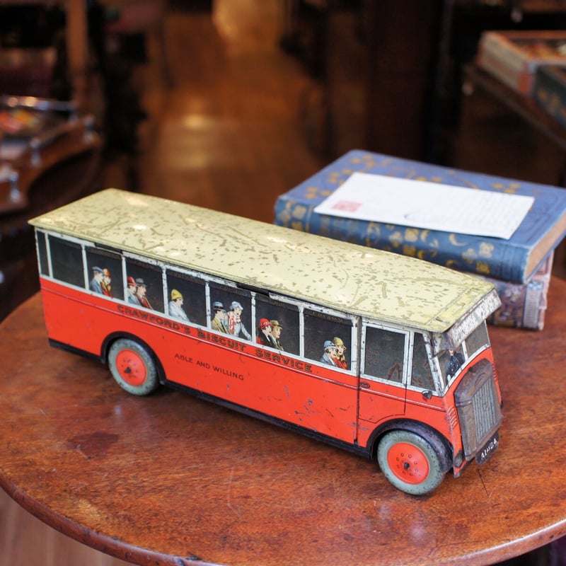 お菓子のカン バス アンティーク イギリス | Antiquesティンズ