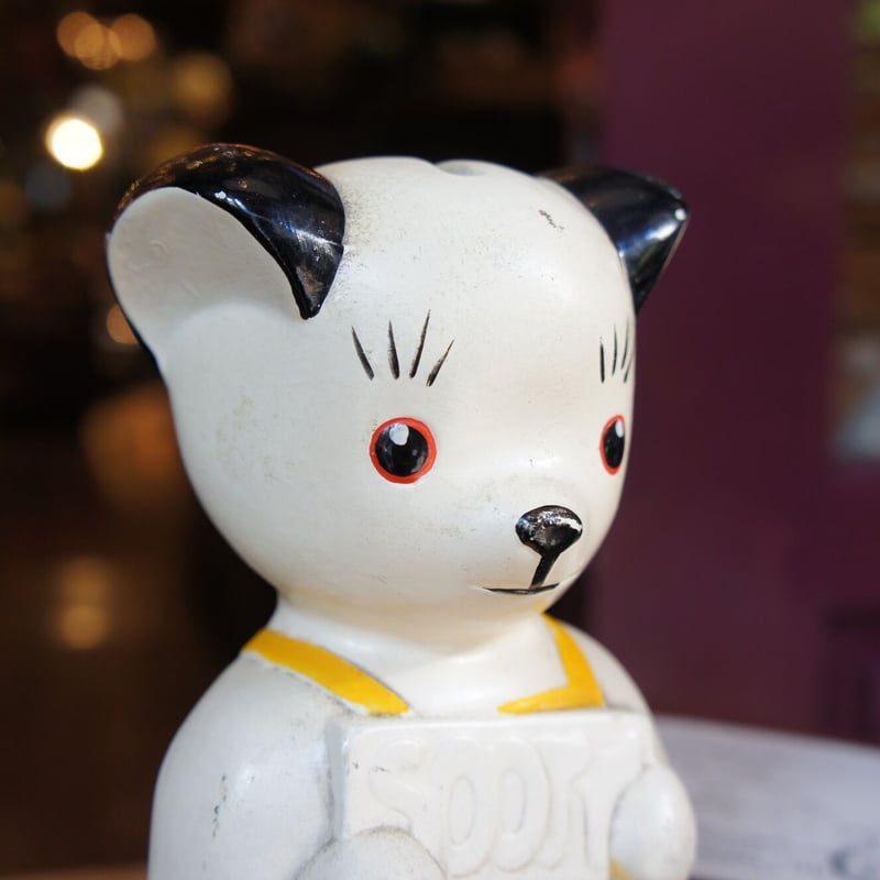 ・ディズニー カントリーベア ビンテージ 陶器 貯金箱フィギュア人形 ディズニー カントリーベア ビンテージ 陶器 貯金箱フィギュア