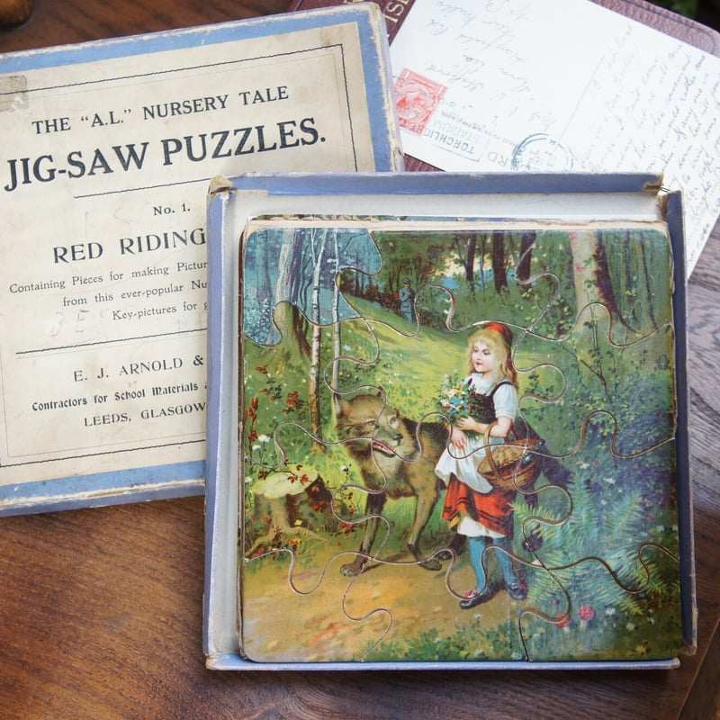 赤ずきんちゃんのパズル イギリス アンティーク | Antiquesティンズ