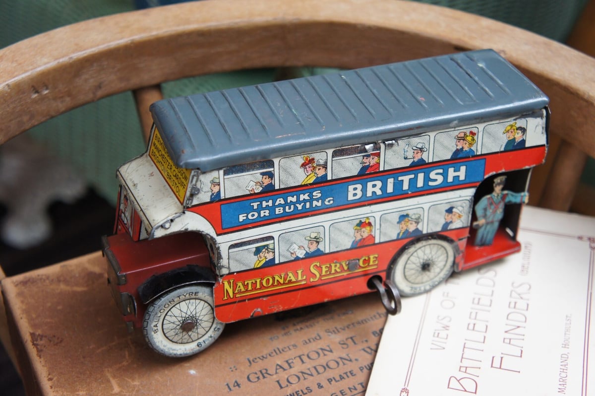ぶりきのおもちゃ バス イギリス ビンテージ | Antiquesティンズ