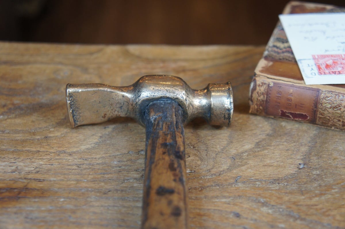 真鍮のハンマー 大工道具 イギリス アンティーク | Antiquesティンズ 