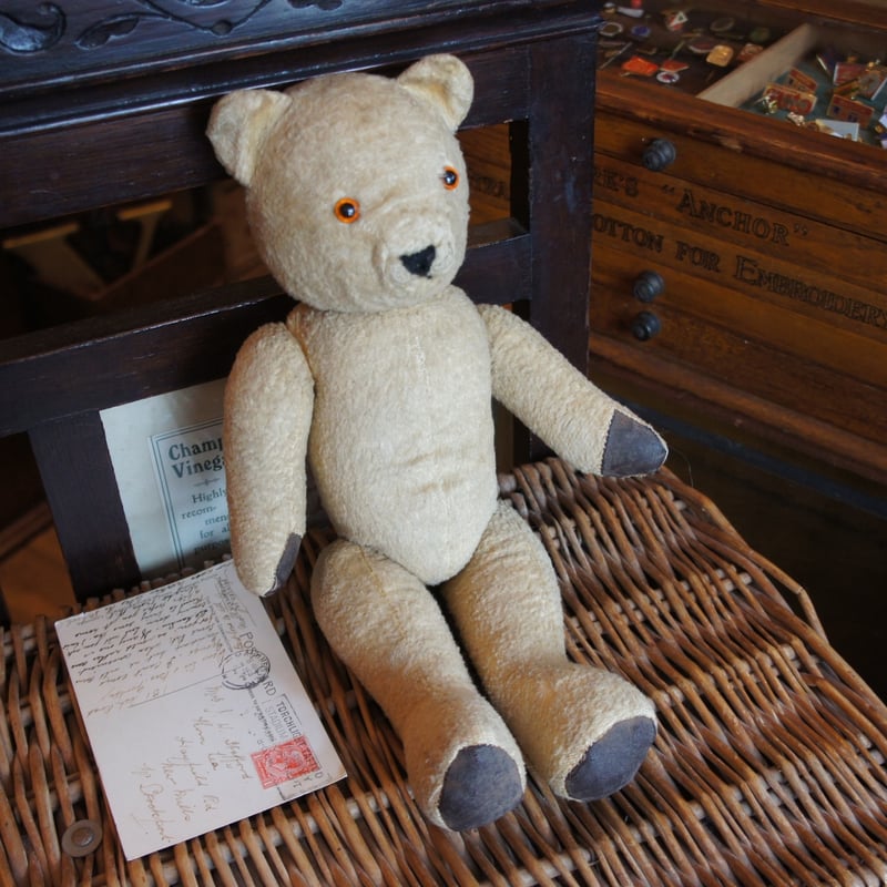 L3247 クマのぬいぐるみ テディベア ビンテージ イギリス | Antiques