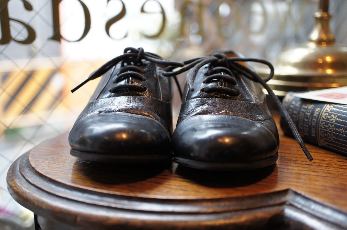 L 0514 子供靴 革靴 イギリス ビンテージ | Antiquesティンズコレクション