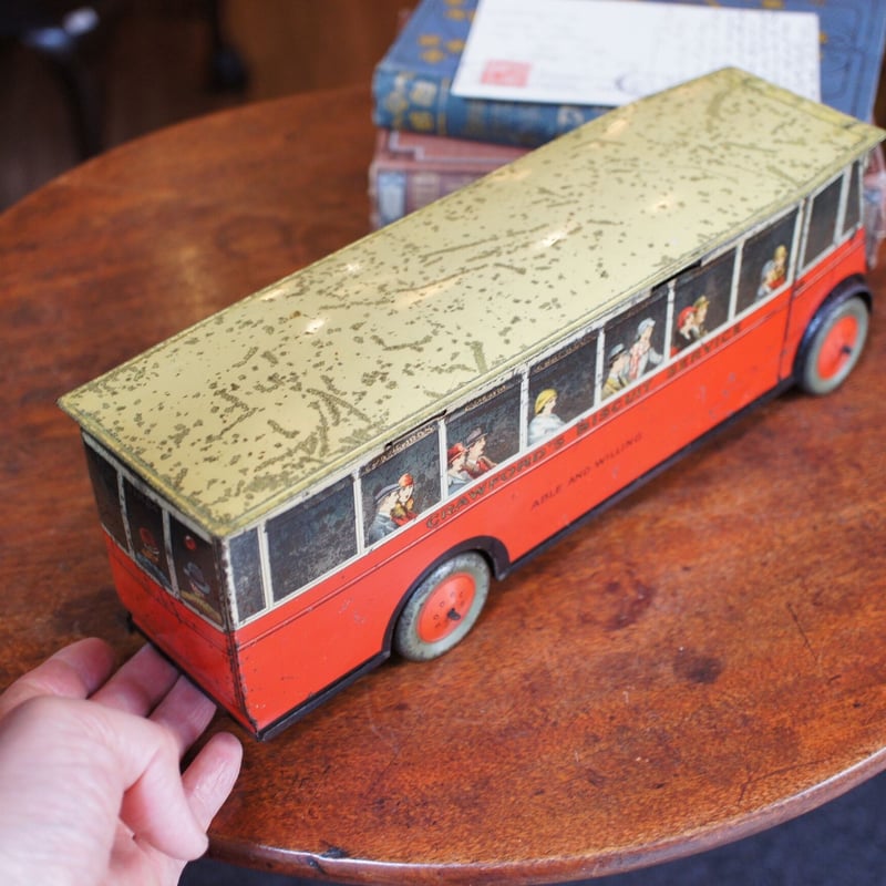 お菓子のカン バス アンティーク イギリス | Antiquesティンズ