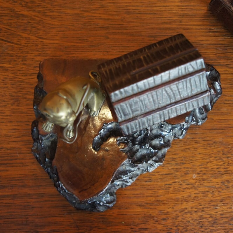 犬のインクウェル アンティーク イギリス | Antiquesティンズ