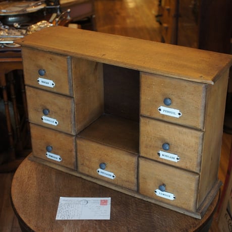 ヴィンテージ　小引き出し　小抽斗　木製収納 ジャパンヴィンテージ 小引き出し 収納/Japanese Vintage Small Drawer