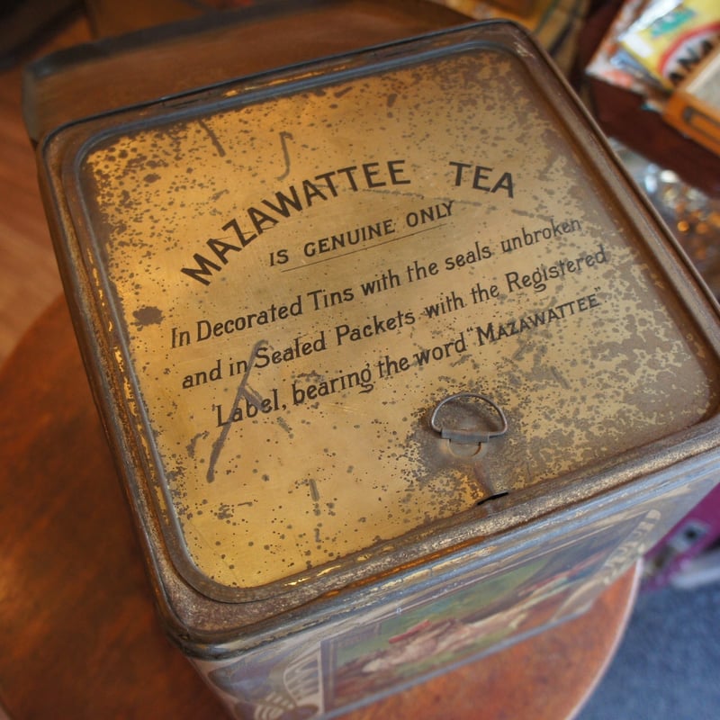 L 2846 紅茶缶 アリス ティー缶 ティンカン アンティーク イギリス