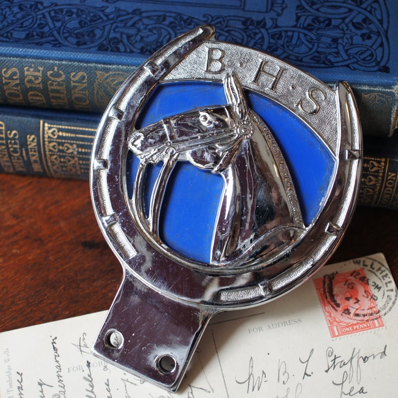 G7414 カーバッジ B・H・S イギリス ビンテージ | Antiquesティンズ 