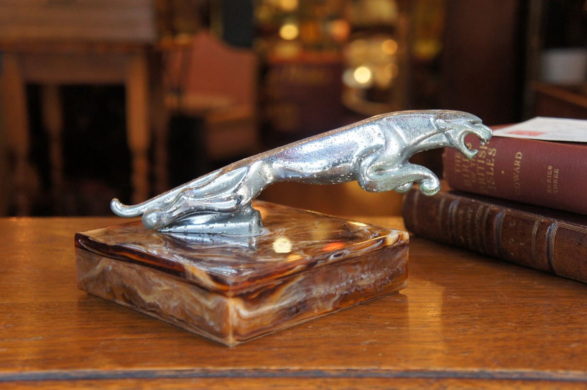 ジャガーのボンネットマスコット イギリス ビンテージ | Antiques 