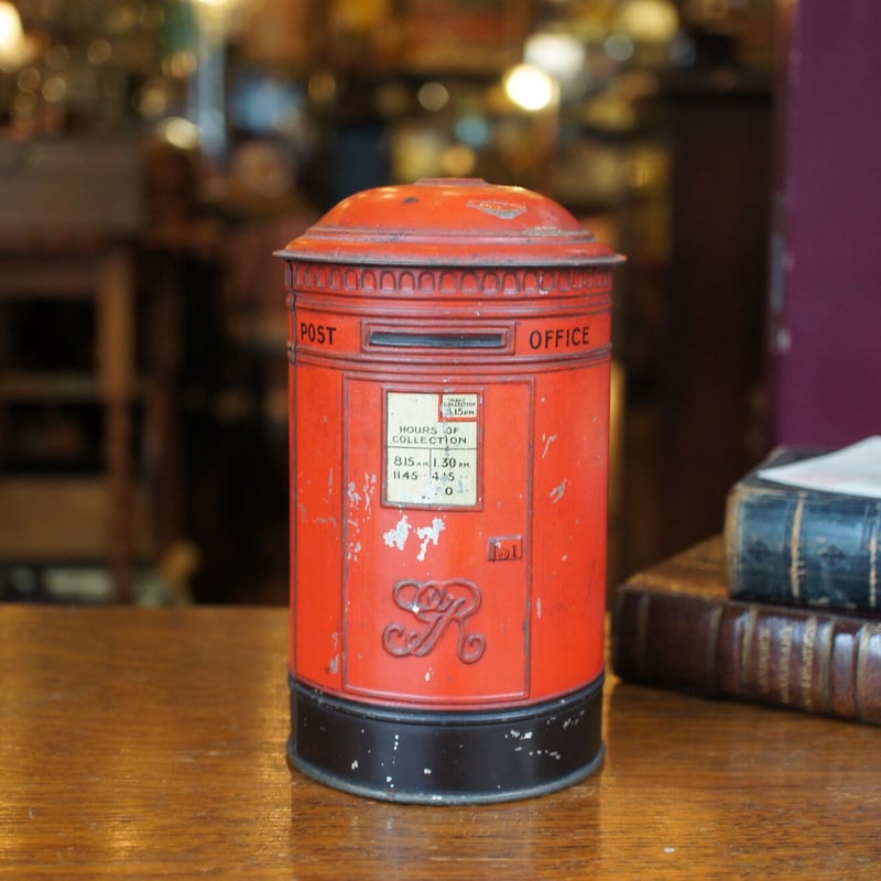 ポスト型のカン アンティーク イギリス | Antiquesティンズコレクション