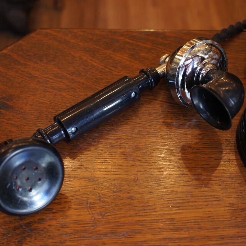 黒電話 ダイヤル式 アンティーク イギリス | Antiquesティンズ 黒電話 ダイヤル式 アンティーク イギリス | Antiquesティンズ