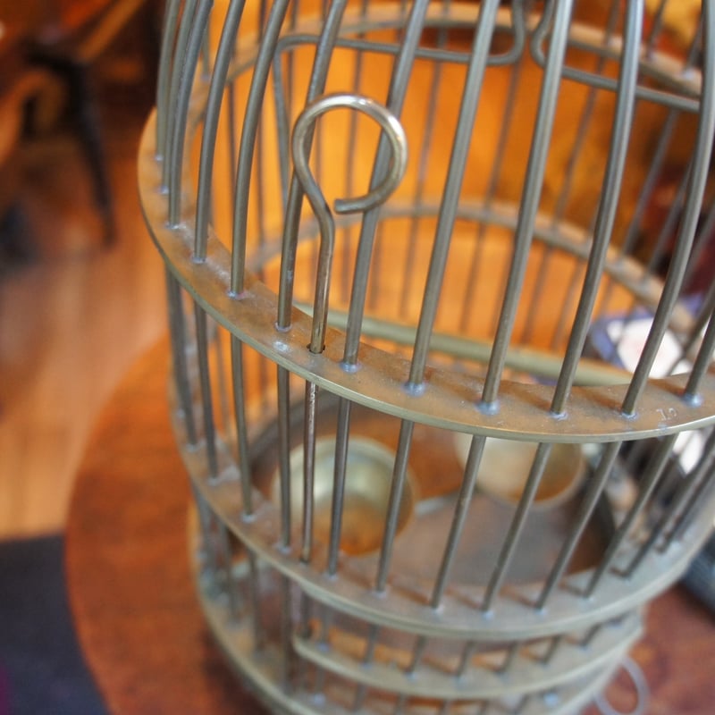 L 2398 鳥かご バードケージ 真鍮 ビンテージ イギリス | Antiques
