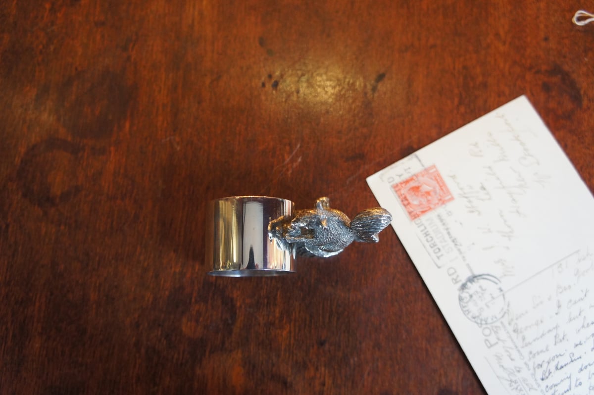 イギリスアンティーク ナプキンリング、ナプキン各6個 G 0296 ナプキンリング イギリス ヴィンテージ | Antiquesティンズ