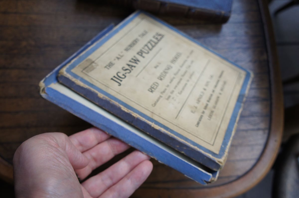 赤ずきんちゃんのパズル イギリス アンティーク | Antiquesティンズ