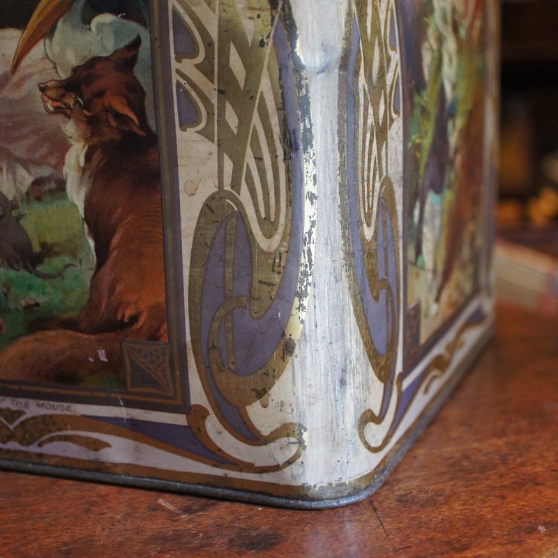 L 2846 紅茶缶 アリス ティー缶 ティンカン アンティーク イギリス