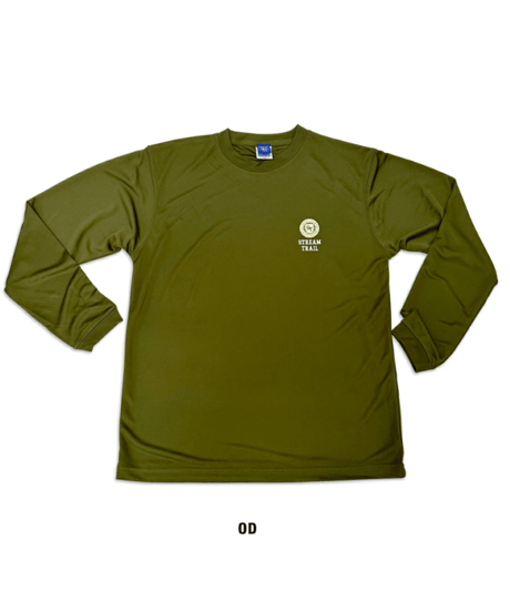 Stream Trail　DRY UV ロングTシャツ カレッジ OD