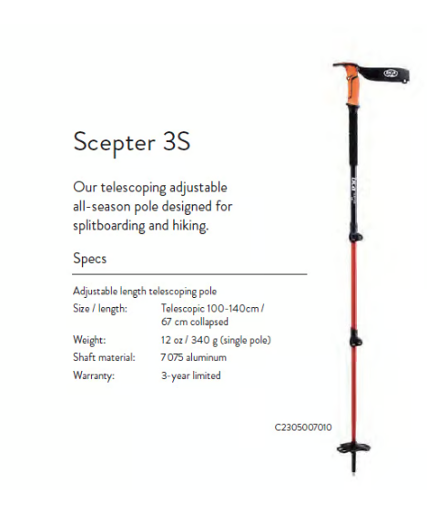 BCA SCEPTER 3S BLACK/ORANGE | 4-Ride Online Shop
