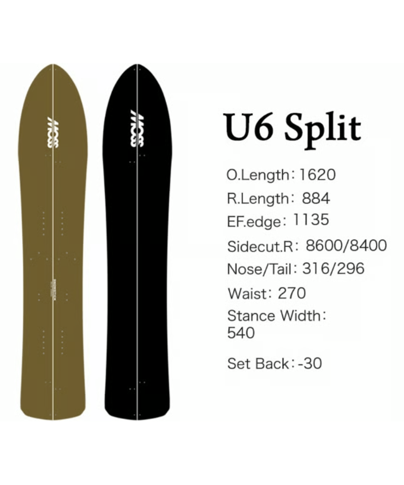 25-26 MOSS SNOWSTICK U6 Split | 4-Ride Online Shop
