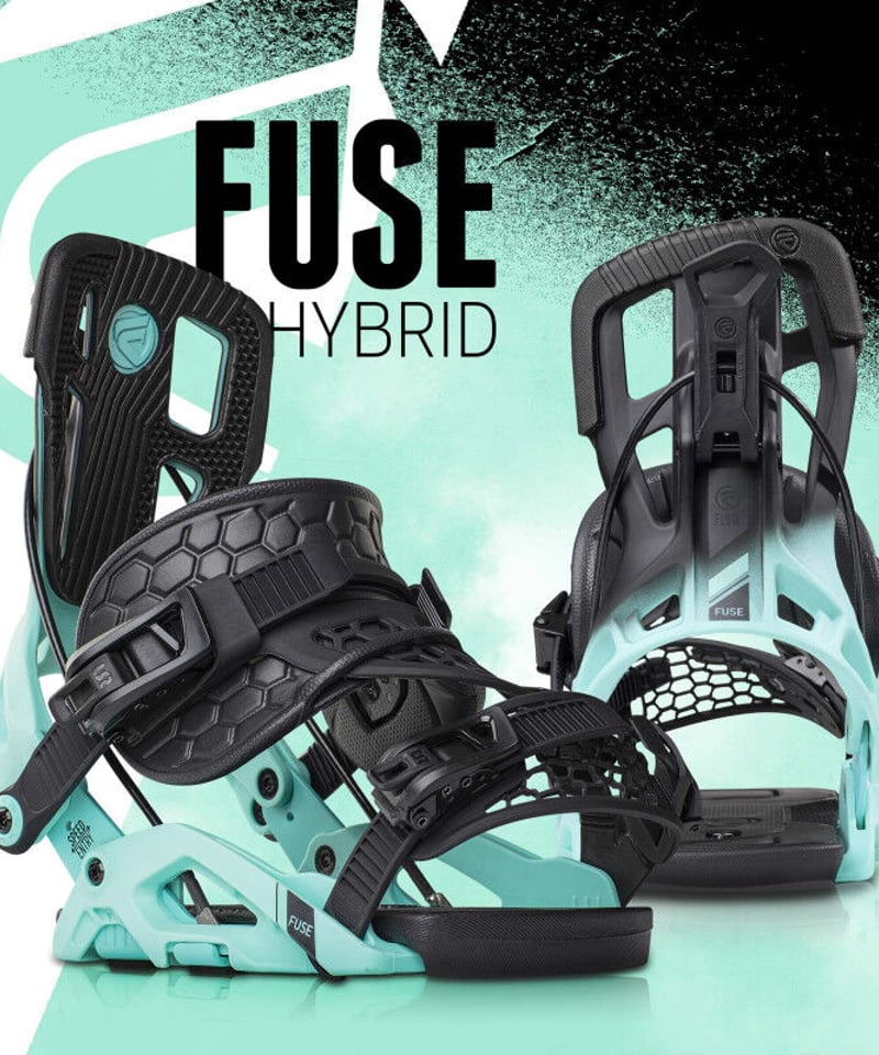 FLOW FUSE HYBRID ビンディング Flow Fuse Hybrid Snowboard Bindings | evo