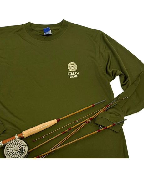Stream Trail　DRY UV ロングTシャツ カレッジ OD