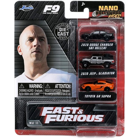 【最終セール】ワイスピフィギュア 9体セット 1/64 FAST＆FURIOUS 1/64スケール JADA Toys「ワイルド・スピード 