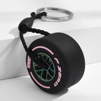 PIRELLI P ZERO タイヤ（ホイール付き）キーホルダー　ローズレッド