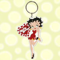 Betty Boop ラバー キーリング 1