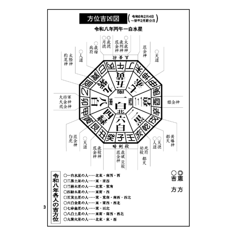 【お得なセット】A5判/5冊まとめ買い/九星相性缶バッチ1個特典付き♪　　　　　令和8年版高島暦