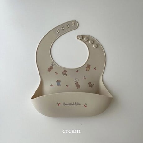 kawaii&born シリコンビブ
