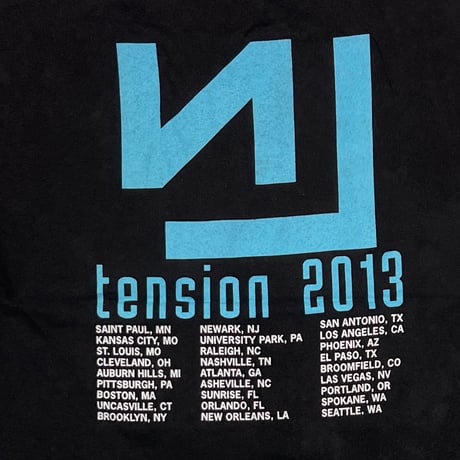 NINE INCH NAILS TENSION 2013 ALSTYLE XL 9922