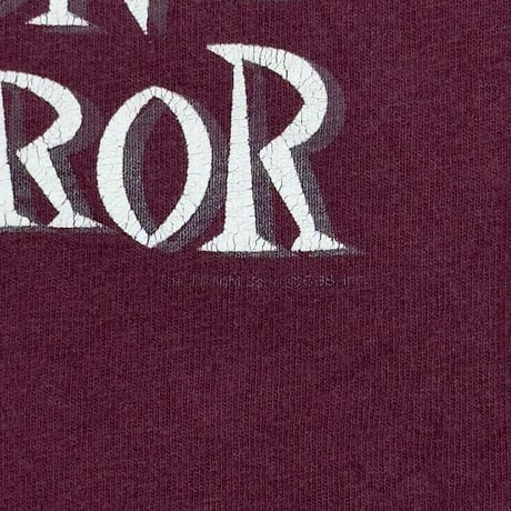 DISNEY VINTAGE THE TWILIGHT ZONE TOWER OF TERROR DOUBLE SIDE BURGUNDY XXL 6939