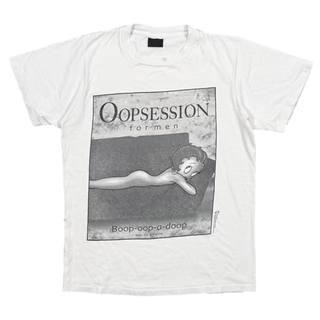 90s Betty Boop Oopsession for men Tシャツ M Vintage 90s Betty Boop Oopsession For Men T-shirt - TokoPyramid