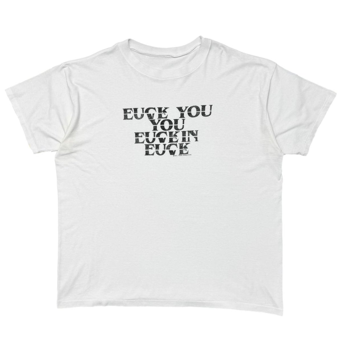 greatLAnd ORIGINAL fuck love shirt / new vintag
