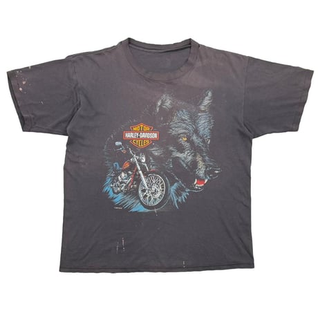 HARLEY DAVIDSON LONE WOLF BACK BIG EMBLEM FITS XL 1251