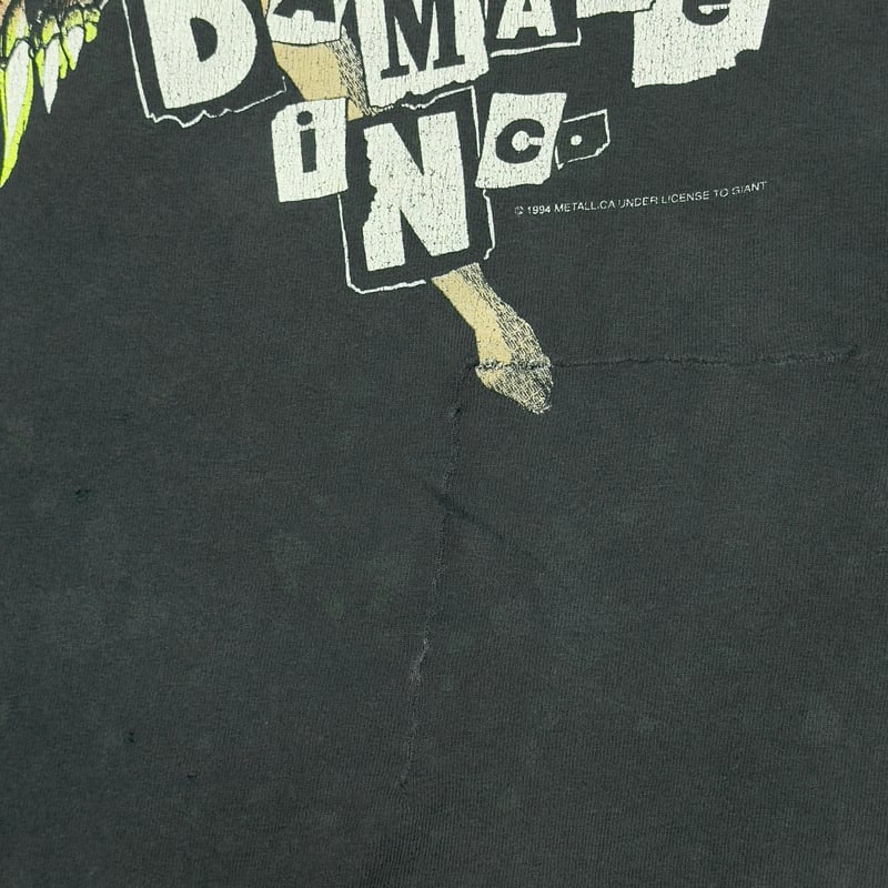 METALLICA PUSHEAD DAMAGE INC TOUR anvil XL 0062