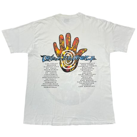 LOLLAPALOOZA 1994 WHITE TOUCH OF GOLD XL 0457